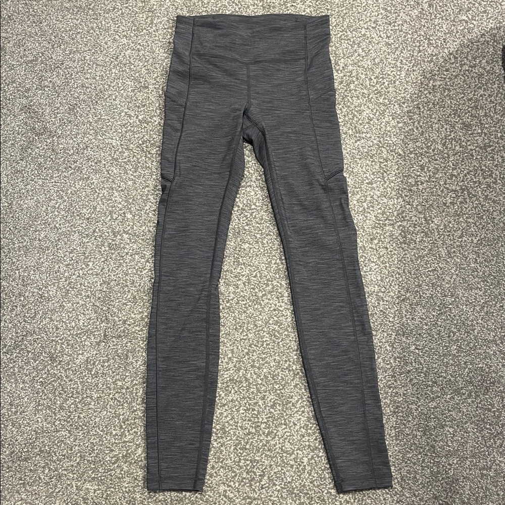 Lululemon Speed Up Tight *Full-On Luxtreme Heathered Black